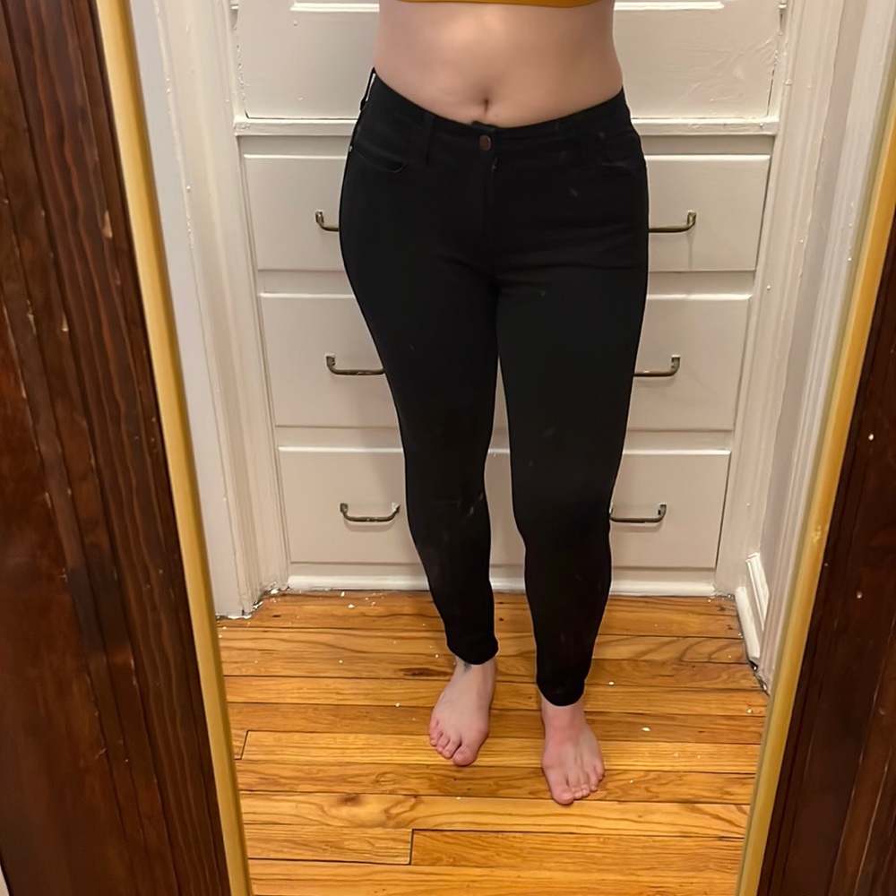 Super soft black denim